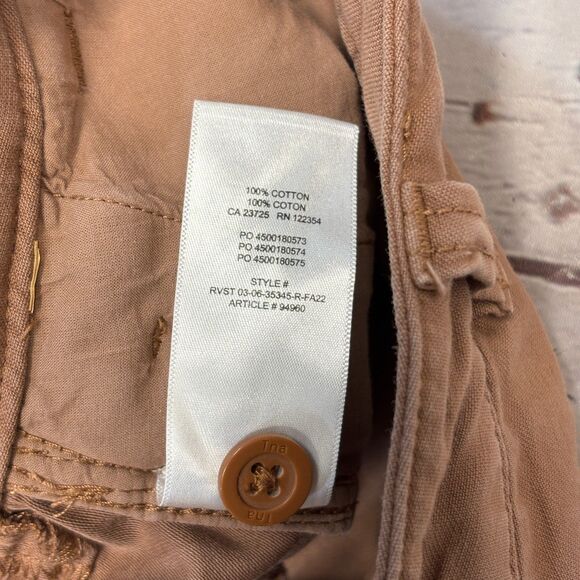 Tna Aritzia Women Utility Cargo Pants Size 2 Cotton Wide Leg C068 -21 - Picture 11 of 16